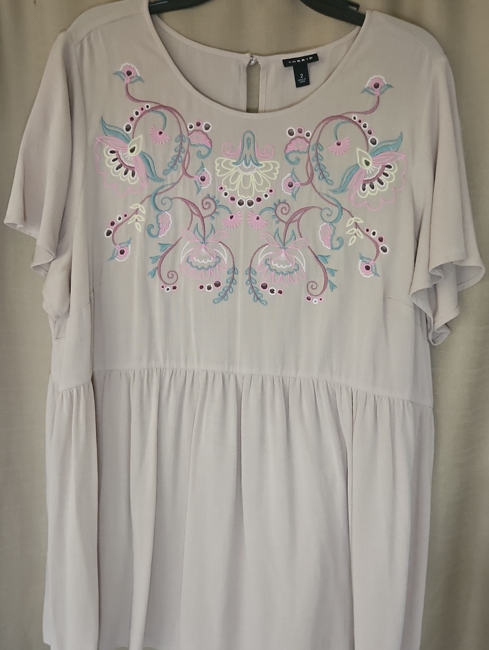 NWOT Torrid Babydoll Top